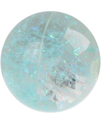 Moses stuiterbal disco met licht 6,5 cm blauw