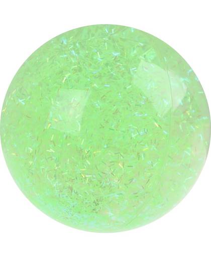 Moses stuiterbal disco met licht 6,5 cm groen