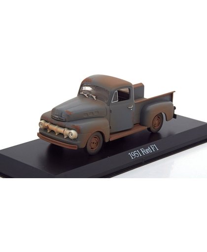 Ford F-1 Pick Up "Forrest Gump "1941 Grijs ( Roest) 1-43 Greenlight Collectibles