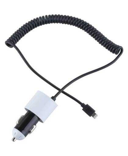 Grundig autolader Apple Lightning-USB 12/24 Volt 3,4 Ampère zwart
