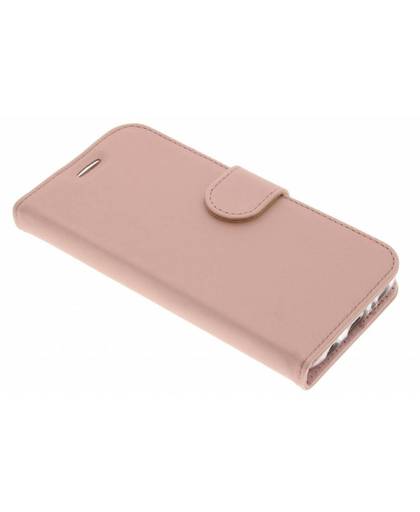 Rosé Gouden Wallet TPU Booklet voor de Samsung Galaxy S7