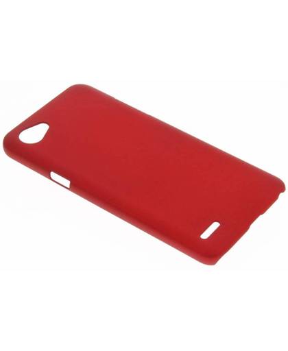 Rood effen hardcase hoesje voor de LG Q6