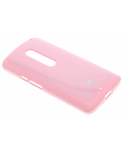 Jelly case voor de Motorola Moto X Play - Roze