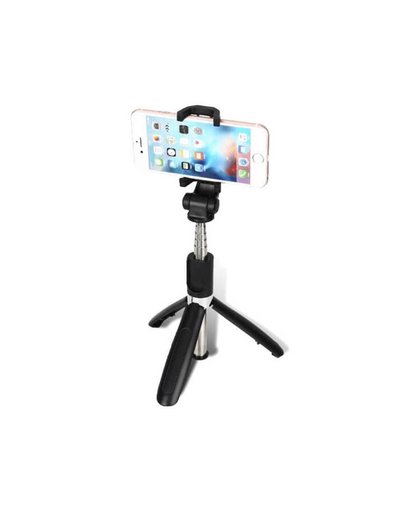 Inklapbare mini selfie stick - Met 3-poot houder