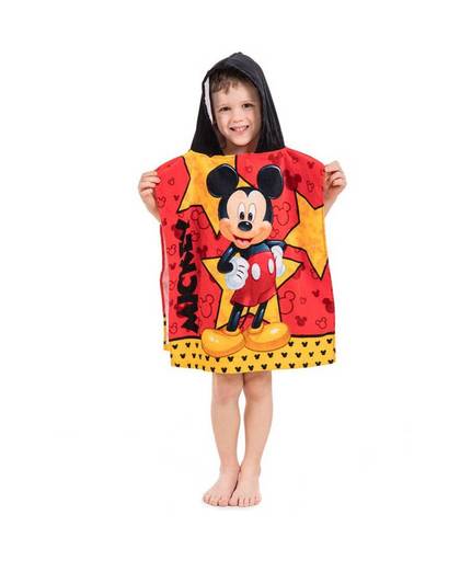 Disney Star - Poncho - 50 x 115 cm - Rood