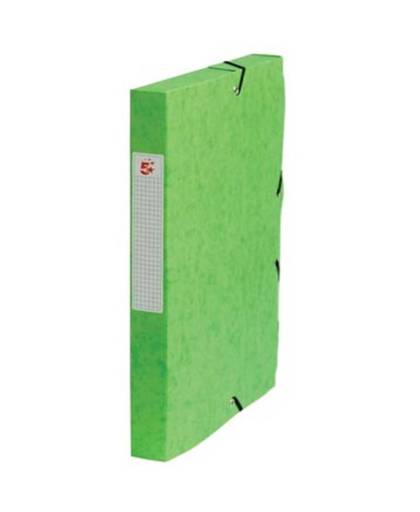 5 Star elastobox, rug van 4 cm, groen