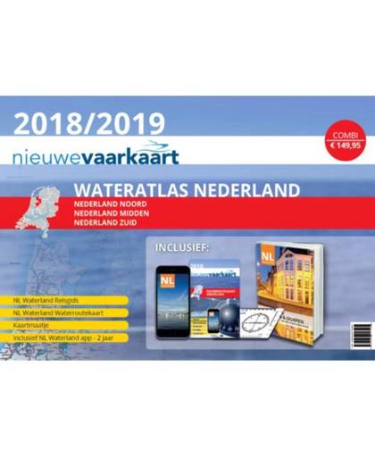 Waterkaart Nederland - 2018 - alles-in-één