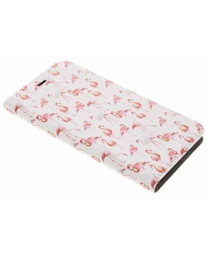 Flamingo Design Booklet voor de Huawei P10 Plus