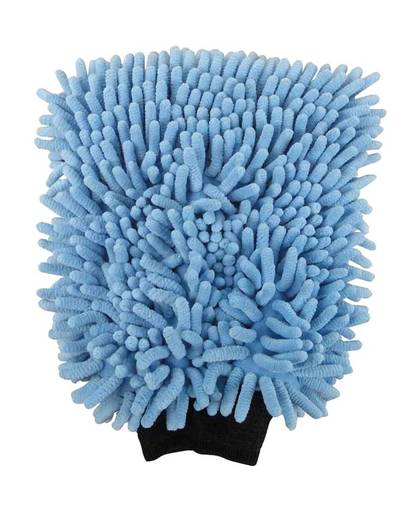 Protecton washandschoen microvezel 25 x 19 x 4 cm blauw