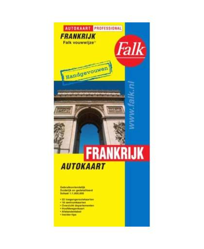 Autokaart Frankrijk - Falkplan