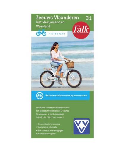 Zeeuws Vlaanderen - Falkplan fietskaart