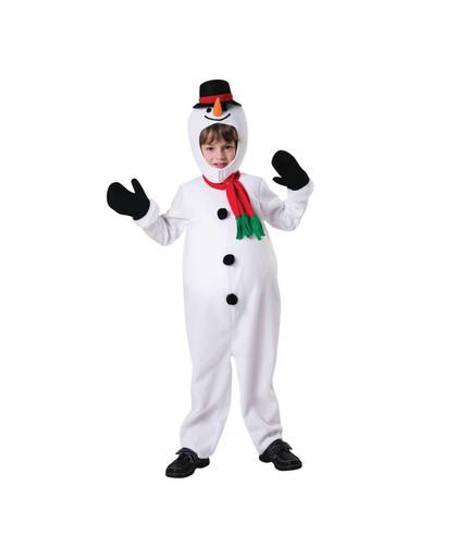 Sneeuwpop kostuum voor kinderen 128 - 6-8 jr