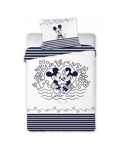 Disney dekbedovertrek Mickey & Minnie Mouse 100x140cm/60x40cm