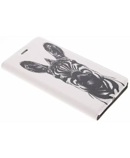 Zebra Design Booklet voor de Huawei P9 Lite