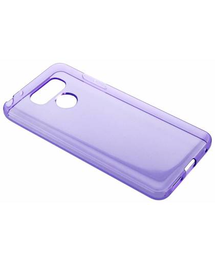 Paarse transparante gel case voor de LG G6