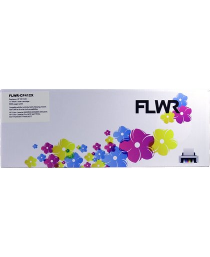 FLWR 410X geel (CF412X) geschikt voor HP