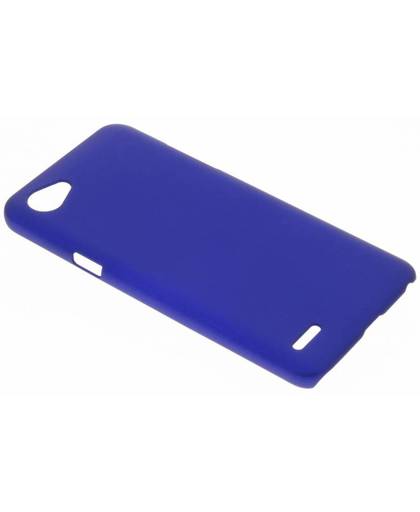 Blauw effen hardcase hoesje voor de LG Q6