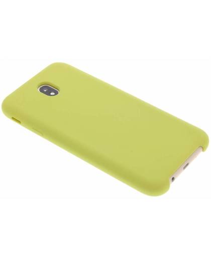 Groene siliconen hoes voor de Samsung Galaxy J7 (2017)