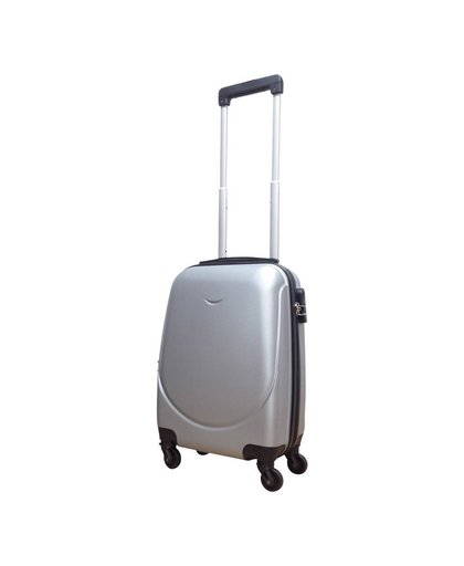 Castillo ABS handbagage koffer Milaan S zilver