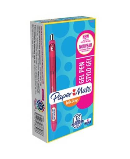 Paper Mate roller InkJoy Gel medium, roze (pink pop)