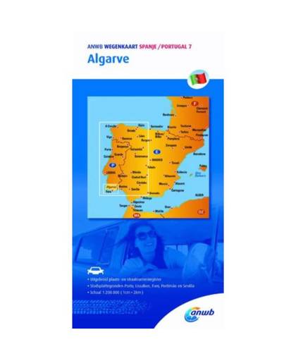 ANWB wegenkaart Spanje/Portugal 7 . Algarve - ANWB