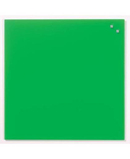 Naga magnetisch glassbord, sterk groen, ft 45 x 45 cm