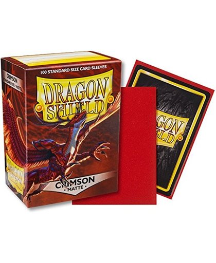 Dragon Shield Standard Sleeves - Matte Crimson (100 Sleeves)