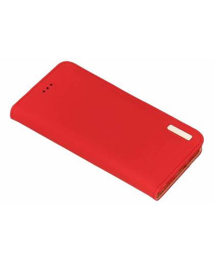 Rode Genuine Leather Case voor de iPhone 6(s) Plus
