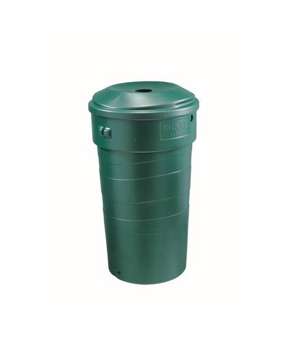 Regenton conisch kunststof groen 230 liter H115 x 49-60 cm doorsnede