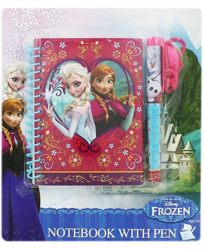 Disney Frozen Notitieboekje Met Pen
