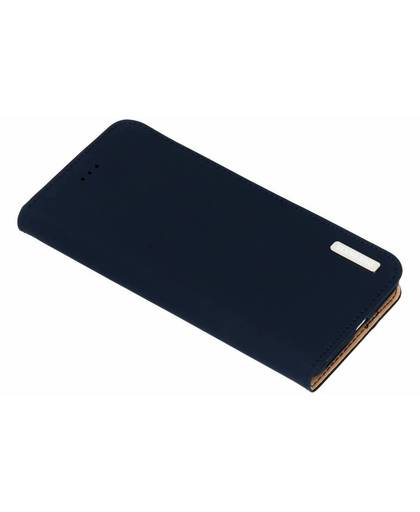 Blauwe Genuine Leather Case voor de iPhone 8 Plus / 7 Plus
