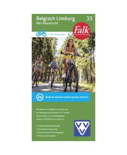 Belgisch Limburg - Falkplan fietskaart