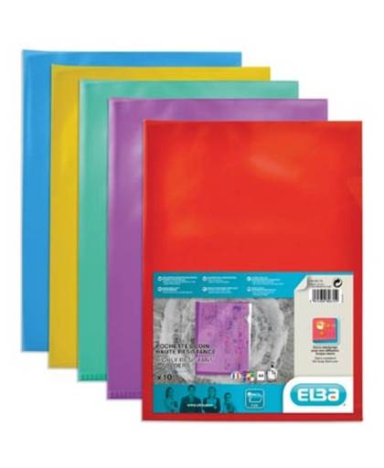 Elba L-map Style, geassorteerde kleuren, pak van 10 stuks