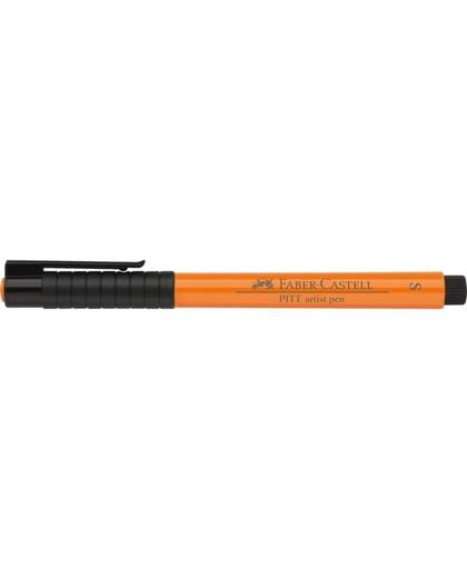 Tekenstift Faber Castell Pitt Artist Pen S 113 oranje