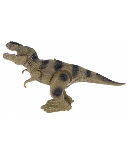 Toi-Toys lopende dinosaurus met geluid groen 30 cm