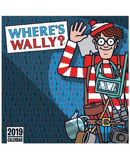 Plenty Gifts kalender 2019 Where's Wally? 30 x 30 cm (Engels)