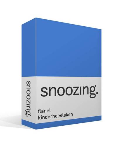 Snoozing flanel kinderhoeslaken - Junior (70x140/150 cm)
