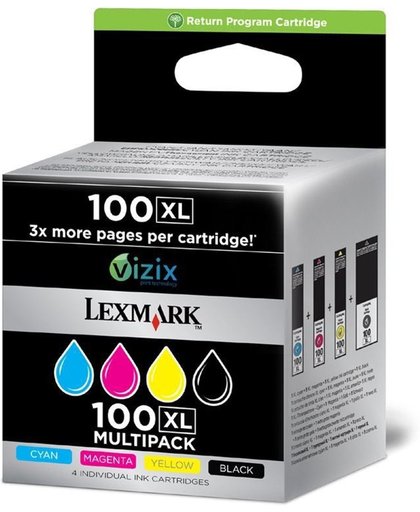 Lexmark 14N1921E inktcartridge Zwart, Cyaan, Magenta, Geel