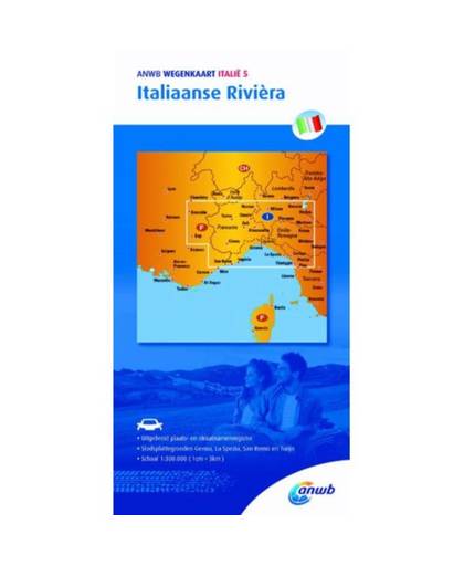 Italië 5. Italiaanse Rivièra - ANWB wegenkaart