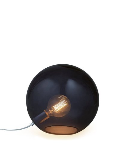 Mica Decorations Bronx tafellamp - grijs - 28x30 cm