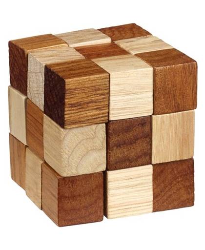 Moses Be clever! houten smart puzzels kubus
