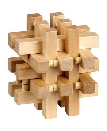 Moses Be clever! houten smart puzzels vierkant