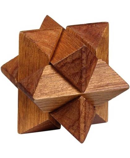 Moses Be clever! houten smart puzzels ster