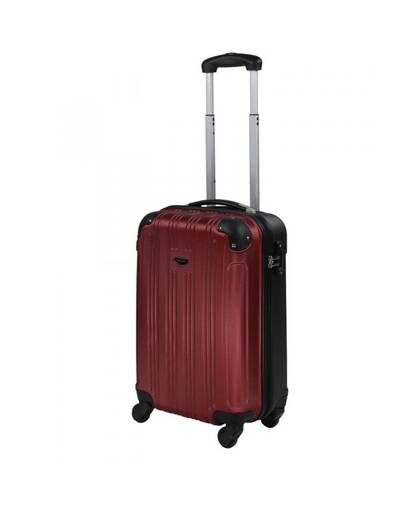 NOWI SAMOEM S handbagage Koffer - 50 cm - bordeaux rood - antraciet grijs