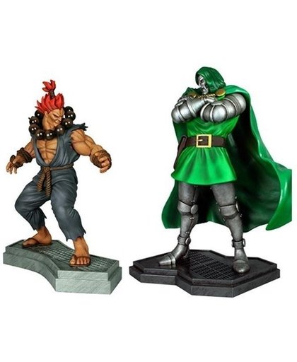 Marvel vs Capcom 3: Dr. Doom vs Akuma 1:4 scale statue set