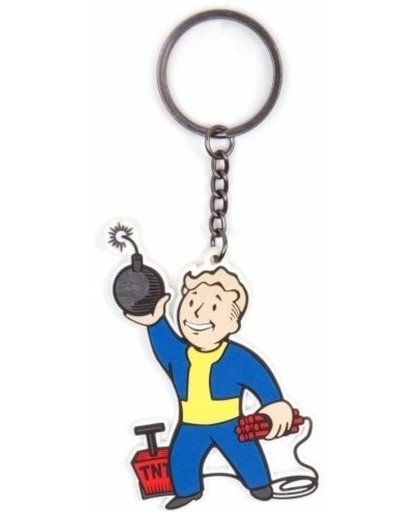 Fallout 4 - Explosives Skill Rubber Keychain