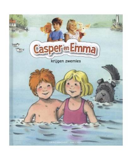 Krijgen zwemles - Casper en Emma
