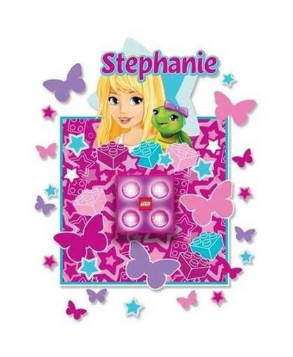 LEGO nachtlamp Friends: Stephanie roze/blauw