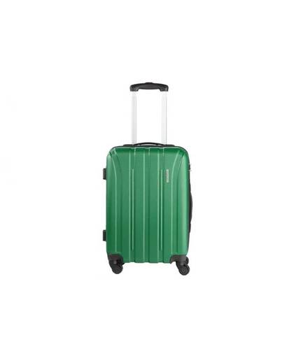 Nowi Mita - lichtgewicht ABS koffer - reiskoffer trolley 55 cm - handbagage koffer - gevoerde binnenkant - groen