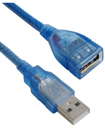 USB 2.0 A mannetje naar USB A vrouwtje verleng kabel, Lengte: 30cm